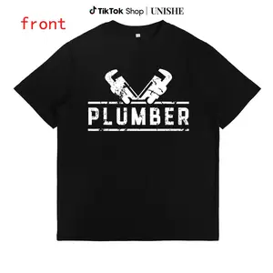 Unisex Plumber Tee – Cotton Shirt Featuring Plumbing Sayings, Ideal Menswear Gift