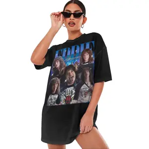 Eddie Munson Vintage Graphic T-Shirt Stranger Things Hellfire Club Fan Gift Unisex