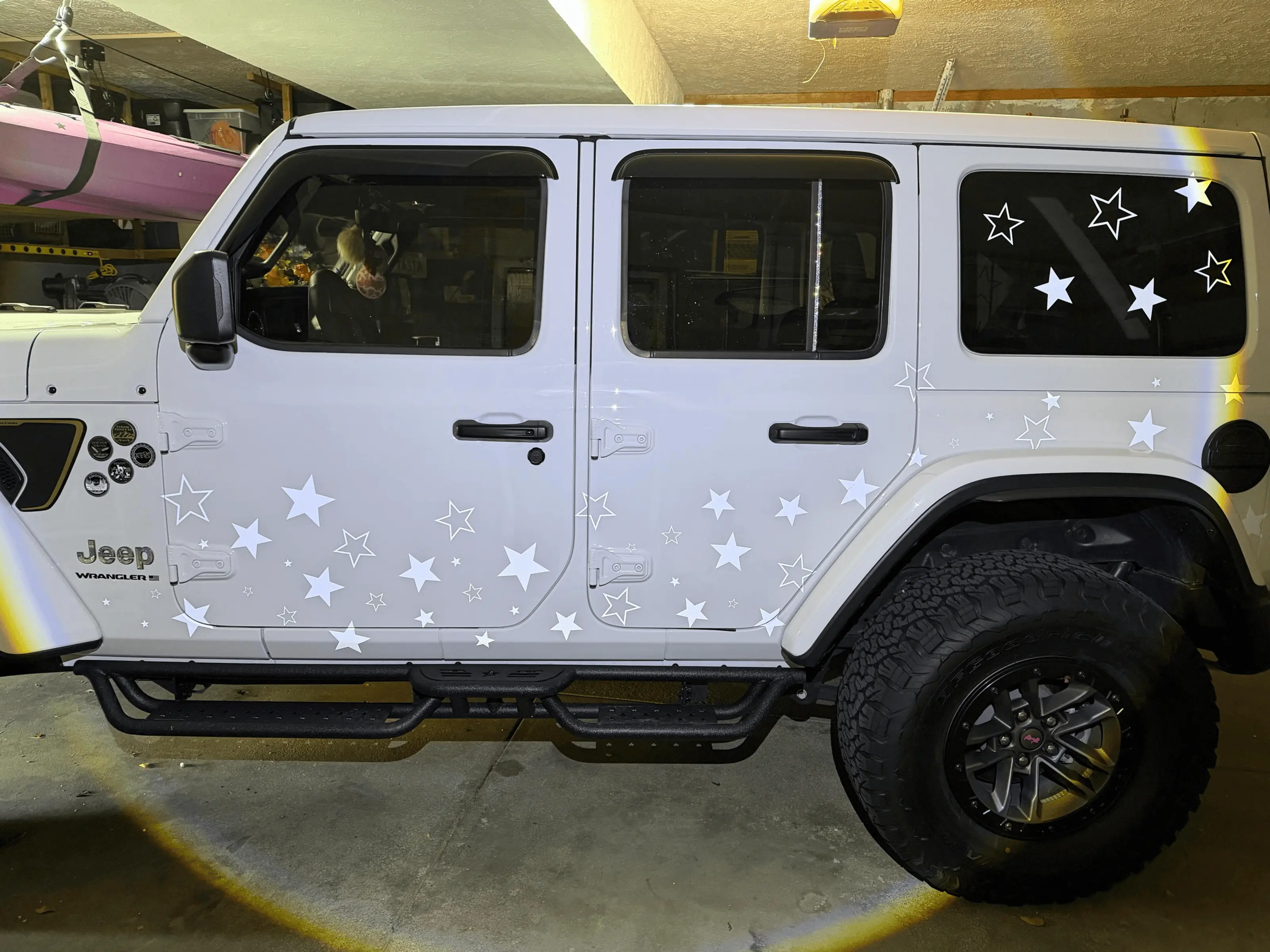 Reflective Star Decal Pack DIY Vinyl Stickers Jeep Wrangler SUV Gladiator 55+