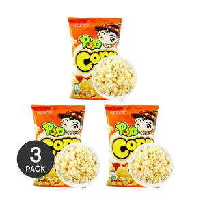 3 Pack SAMYANG Korean Spicy Popcorn Snacks - 67g Each | Crunchy & Flavorful Treats
