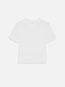 The Rib Baby Tee -- White