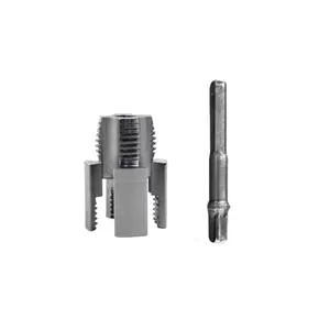 4 Inch PVC Plastic Pipe Threading Tool Set, Universal Drill Threading Device for PVC Pipes, Complete PVC Pipe Accessory Kit