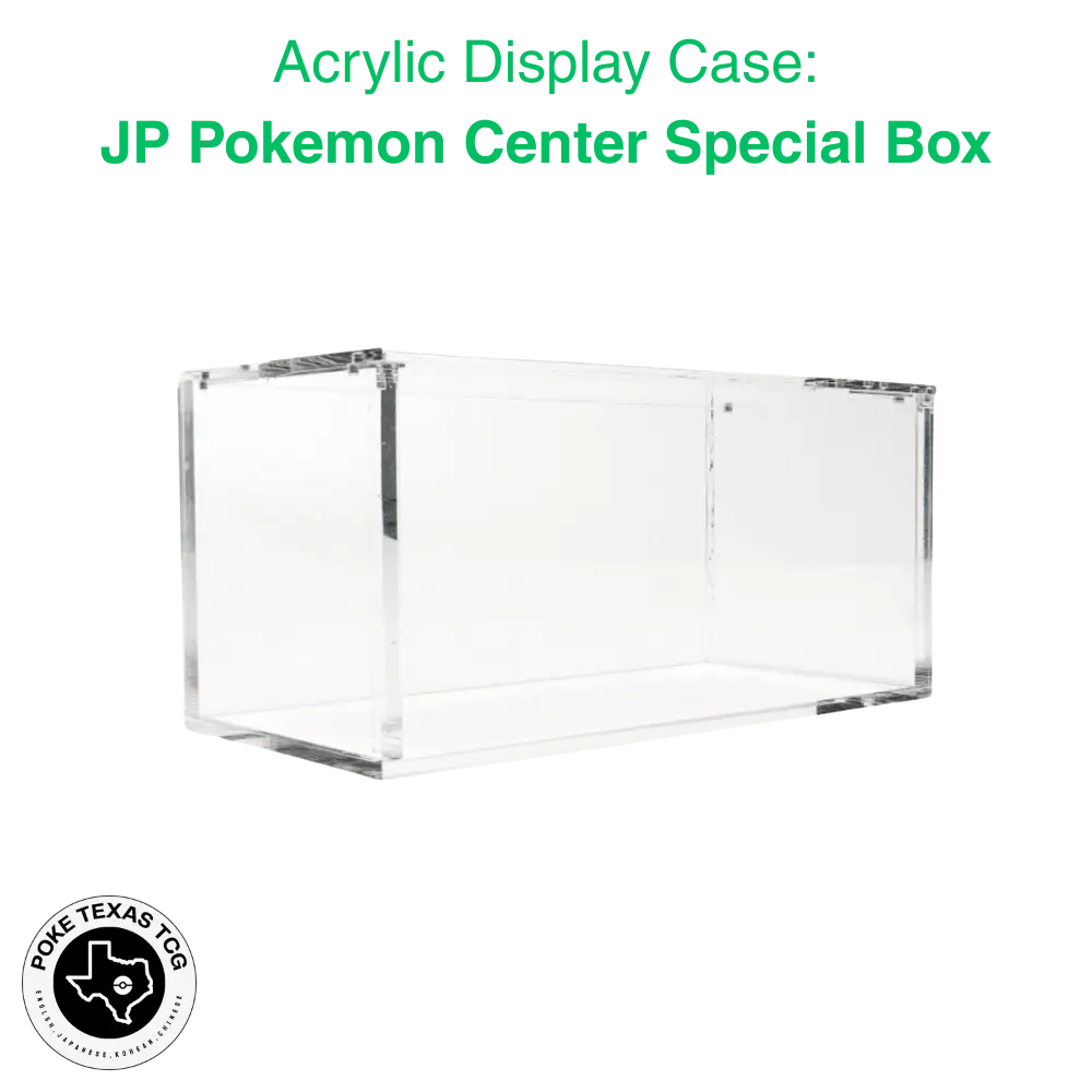 Acrylic Display Case: Japanese Pokemon Center Special Box