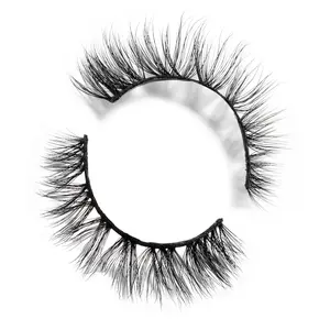 Mademoiselle Lash Jane Vegan Mink Faux Lashes J Curl - Natural Dramatic Look Hyper Realistic 13-15mm Length 0.05mm Thickness PBT Material - Pack