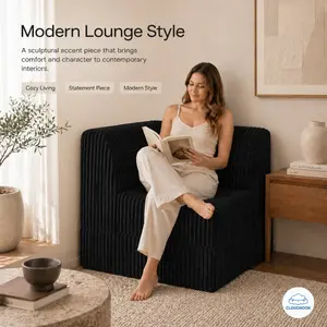 Corner sofa Compressed Sectional Sofa Modern Minimalist Style Corduroy Couch, Sleeper Sofa for Living Room, Bedroom, Comfy Compressed Sofa Couch Space-Efficient Design-black