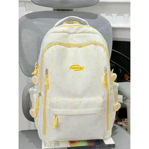 1pc  Women's backpack with large capacity, zipper closure, star shaped fashion, versatile and casual trend, Trendy Backpack, suitable for students to go to school, campus, work, commuting, business travel, women's backpack, Cute Versatile Backpack