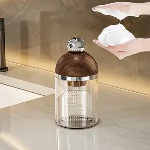 Foam Maker, Electric Facial Cleanser Foam Dispenser, Electric Facial Cleansing Foam Machine, Home & Travel Skincare Cleansing, Removes Impurities, Daily Care, for All Skin Types