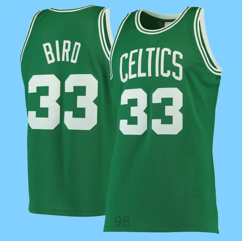 Larry Men's Sleeveless stitched Basketball Jersey Kelly Green collect Larry Men's Sleeveless stitched Basketball Jersey Kelly Green collect