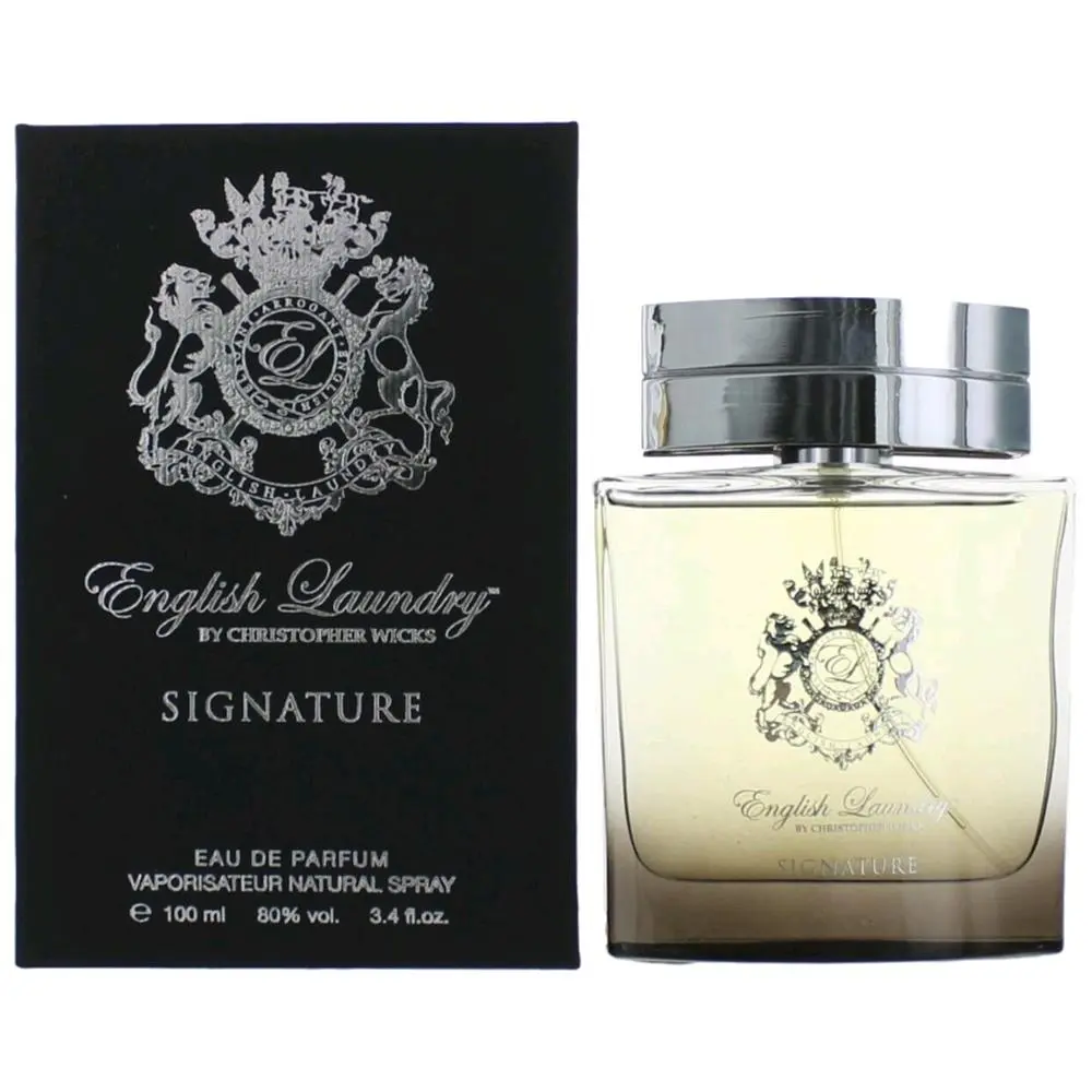 Signature by English Laundry Eau De Parfum Spray - 3.4 oz (3 to 3.9 fl oz) - Tailored to Male Audience