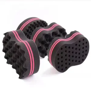 Magic Foam Sponge for Perfect Twists and Waves, African Hair Curl Comb, Easy Styling Tool, Essential Grooming Accessory, Smooth Texture, Curl Defining Brush