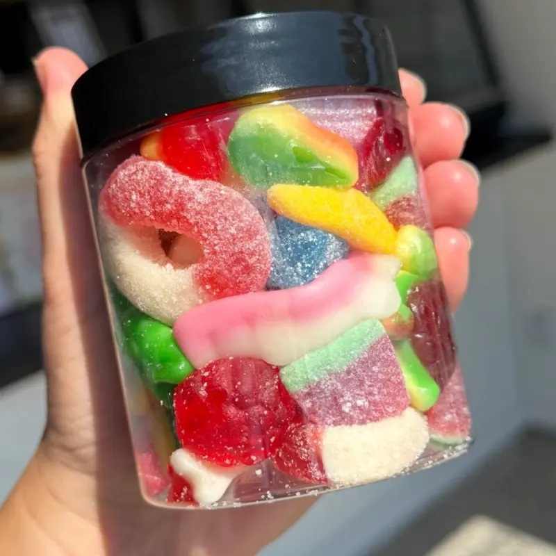 1/2 lb. Candy salad jar
