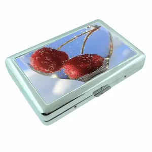 Sparkling Cherry Metal Case Wallet