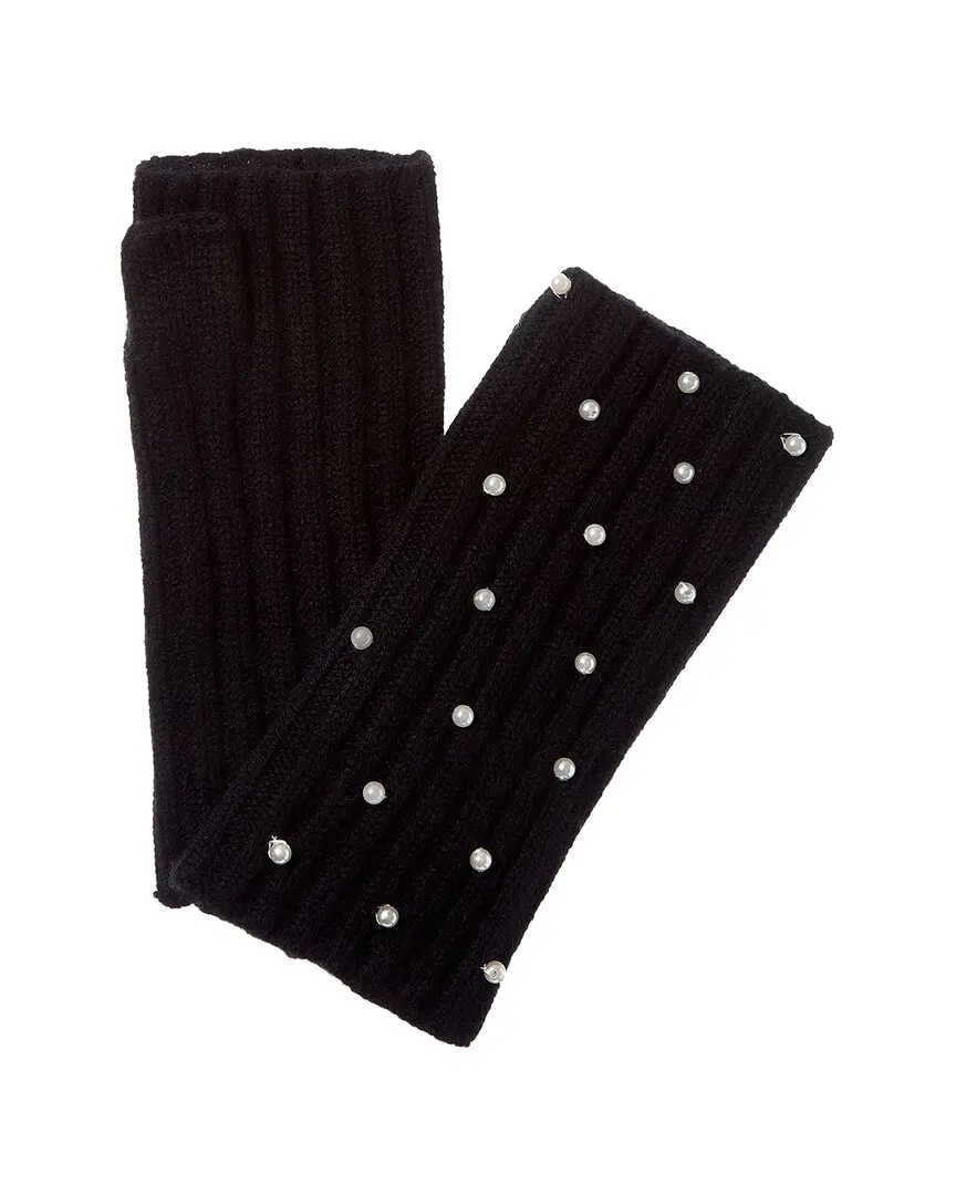 sofiacashmere 2X2 Rib Fingerless Cashmere Glove
