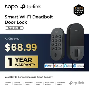 TP-Link & Tapo DL110 Smart Door Lock｜6 Ways Unlock｜1-Yr Battery｜IP65 Stormproof｜Built-in Doorbell｜Scheduled Access｜BHMA Grade 2   #SummerWins #DealsForYouDays