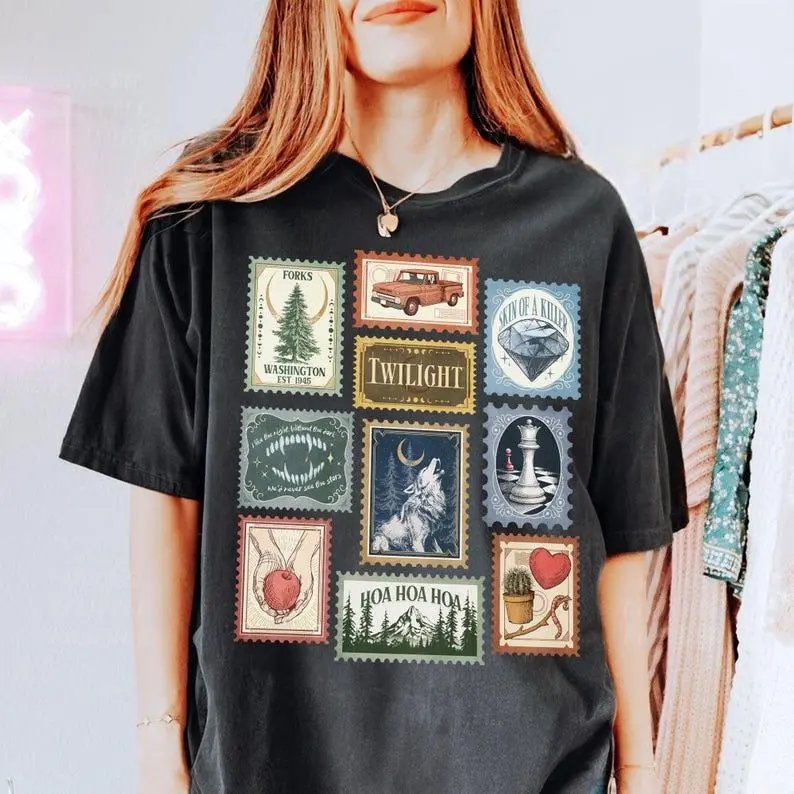 Comfort Color Twilight Inspired City Of Forks Shirt Comfort Colors, Hoa Hoa Hoa Season T shirt, Forks Washington Tee, Book Lover Gift