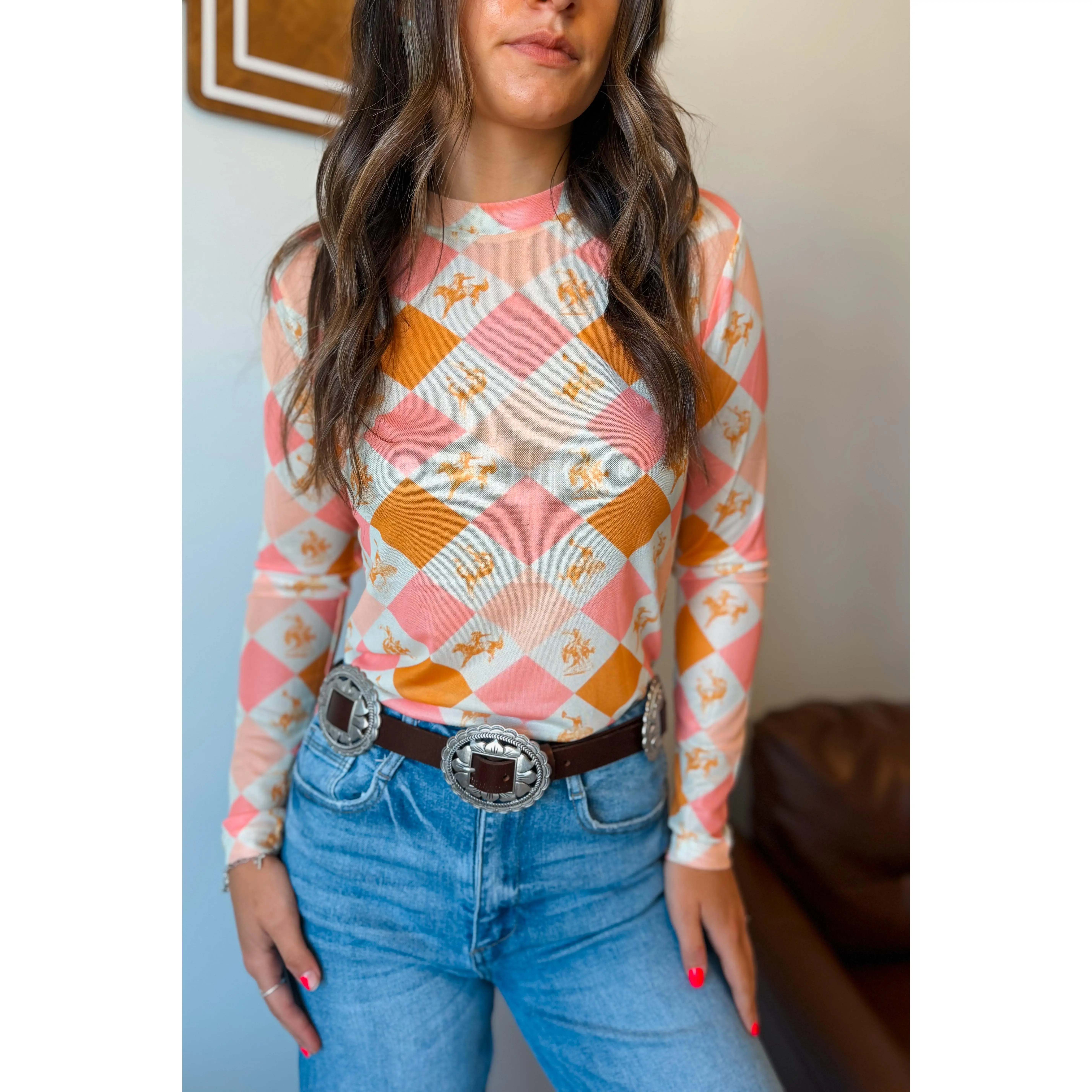 Diamond Bronc Mesh Top Diamond Bronc Mesh Top