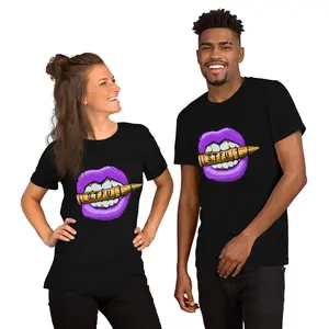 STFU Electric Purple Logo Soft Lightweight Cotton Short-Sleeve Unisex Crewneck Graphic Tee TShirt Size XS - 5XL