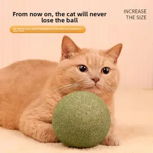 Giant 10cm Catnip & Silver Vine Ball, Extra Large Durable Chew Toy for Cats, Breath Freshening Dental Care Toy, Boredom Buster with Long-Lasting Effect