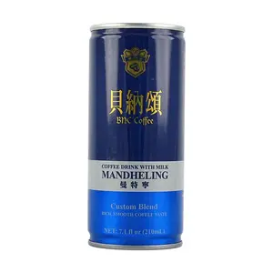 BNS Mandheling Instant Latte Coffee Drink, 210ml - Rich Arabica Flavor, Ready-to-Drink