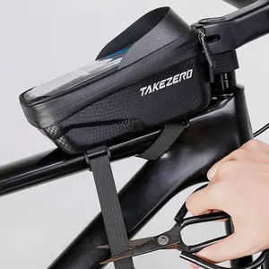 Bicycle Frame Top Tube Bag Touch Screen Light Barrier Waterproof Bike Pouch Cycling Accessories, Phone Hard Shell Case, Lightweight Waterproof Cycling Hat with Wide Brim for Sun and UV Protection Fishing Hat Breathable Vented, Ball Carry Bag