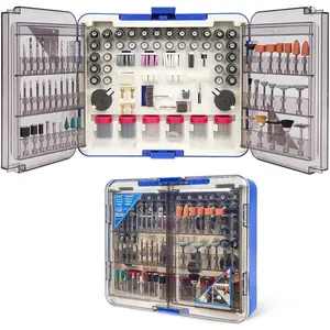 Rotary Tool Accessories, Fits Dremel Rotary Tools, 508 count Power Rotary Tool Bits with 1/8"(3.2mm) Diameter Shanks, Universal Fitment for Sanding, Drilling, Polishing, Carving, Polishing