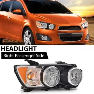 Fit For 2012 2013-2016 Chevy Sonic Headlight Headlamp Chrome RH Passenger Side