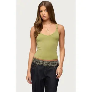 Edikted Women's Vinney Strappy Beaded Top