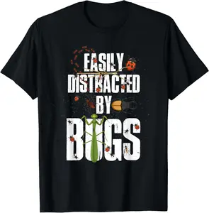 100% Cotton Insect Collector Entomologist Biology Funny Beetle T-Shirt