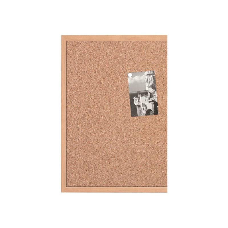 Quartet Combination Board, 17" X 23", Dry-Erase & Cork, Oak Frame (35-380402Q)