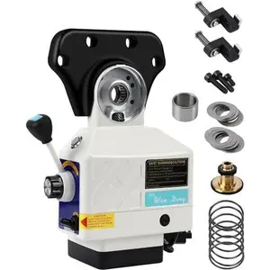 GARVEE-Axis Power Feed for Milling Machines: Adjustable Speed Table Power Feed, Ideal for Bridgeport & Knee-Type Mills, 450 LB Torque, 110V, 0-200RPM