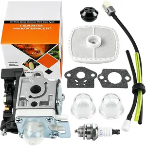 Carburetor for ECHO GT225 GT225i GT225L PAS225 PE225 PPF225 SHC225 SRM225 SRM225U Trimmer with Repower Maintenance Kit Spark Plug by