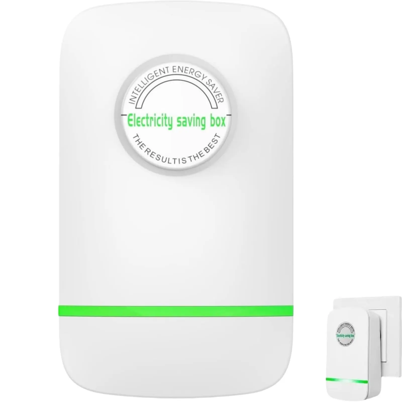 Household Electricity Power Factor Energy Saver Plug Device, 2026 Updated Wide Voltage Stabilizer & Surge Protector, Flame‑Retardant Energy Saving Plug-In Box, Practical Power Optimizer for Home AC, Fridge and Office Equipment