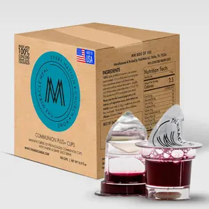 The Miracle Meal Communion Plus+ Cups with Wafer & 100% Concord Grape Juice