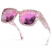Tortoise Pink Frame Pink Mirrored L
