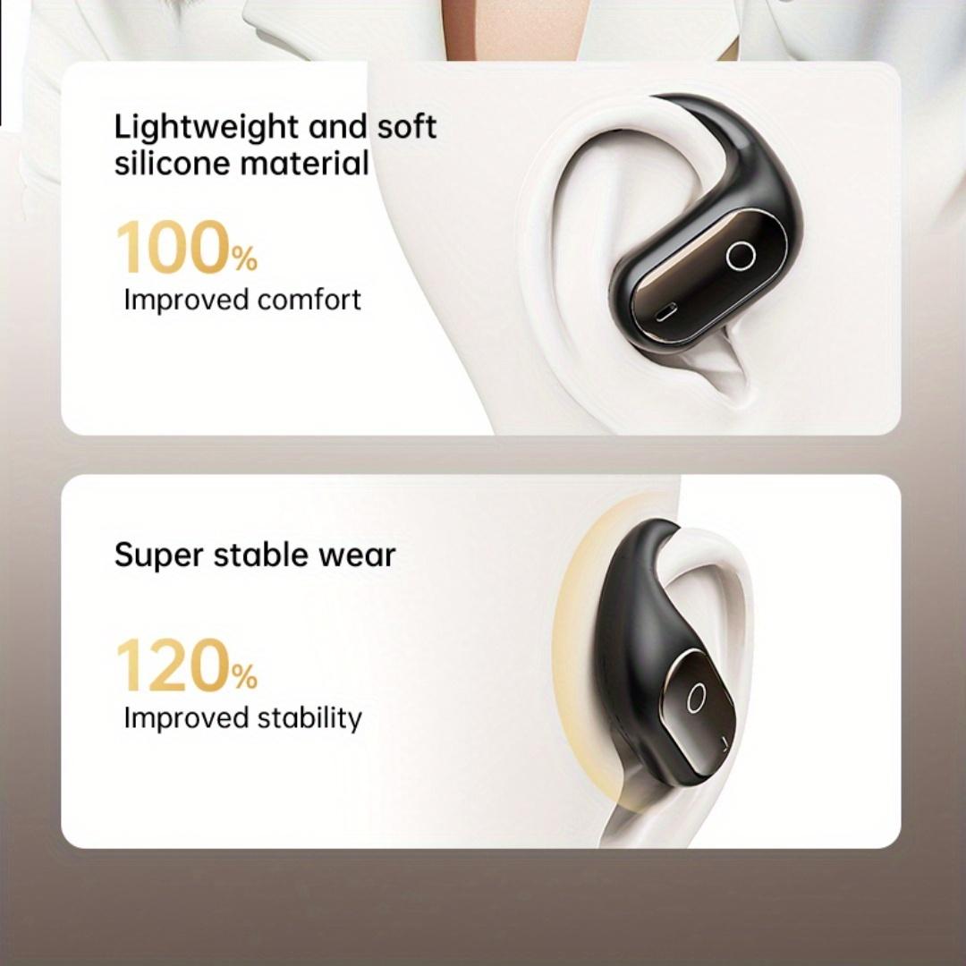 OWS Open Wireless Luminous Sand Earphones, High Fidelity Sound Quality, High Definition Music with Built in Microphone Suitable for Listening to Music, Sports, and Fitness