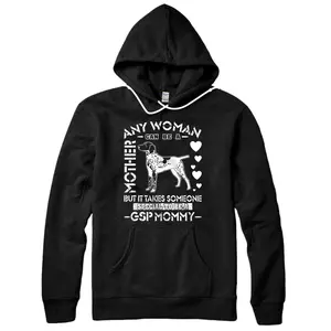 Personalized German Shorthair Pointer GSP Dog Mommy Women German Pointer Pullover Hoodie