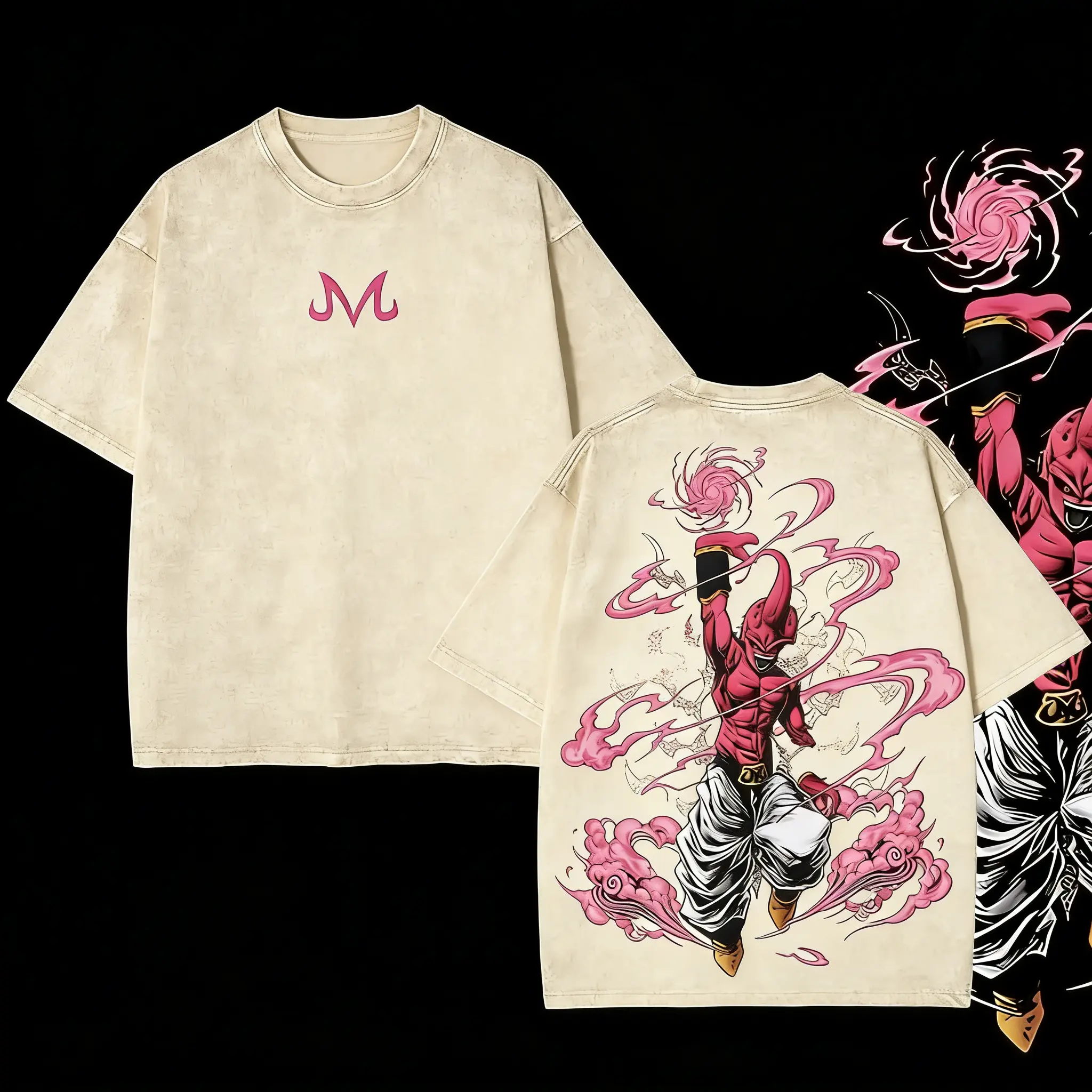 Washed T-shirt-Apricot