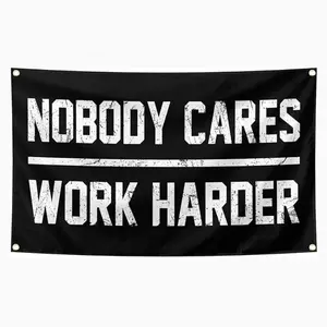 No one cares about working harder to motivate gym banners, tapestries, flags, wall hangings, tapestries.Inspire your fitness wall decoration.Durable decorative tapestries and motivational wall decorations for fitness centers--