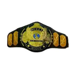 Winged Eagle Championship Wrestling Replica Title Belt Brass 2mm Adult size