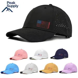 Peak Supply Men's Quick-Dry Trucker Hat Breathable Mesh Golf Cap with Sweat-Wicking Tech Adjustable Lightweight Multiple Colors