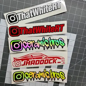 Custom Insta decal for Car, Truck, Laptop..Multiples Styles, Multiples Colors..