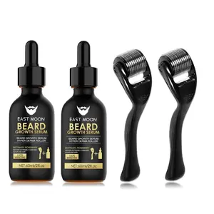 Beard care/hair care with Roller 0.25mm Scalp Kit,Scalp Treatments,Serum With Biotin, Microneedle Beard Roller for Thicker Longer Fuller Hair and Beard ,Gifts for Men Dad,Birthday gift,Daily hair care/Hair Care and Styling