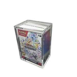 Pokémon Booster Bundle Acrylic Case with Magnetic Lid - High-Quality Protective Solution for Collectors - No Pokemon Cards Included