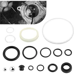 16 count Floor Jack Repair Sealing Tool Kit,3 Ton Floor Jack O Ring Kit with Oil Filler Plug for Improved Sealing of Hydraulic Systems,Standard  Accessories Floorr Jack Parts