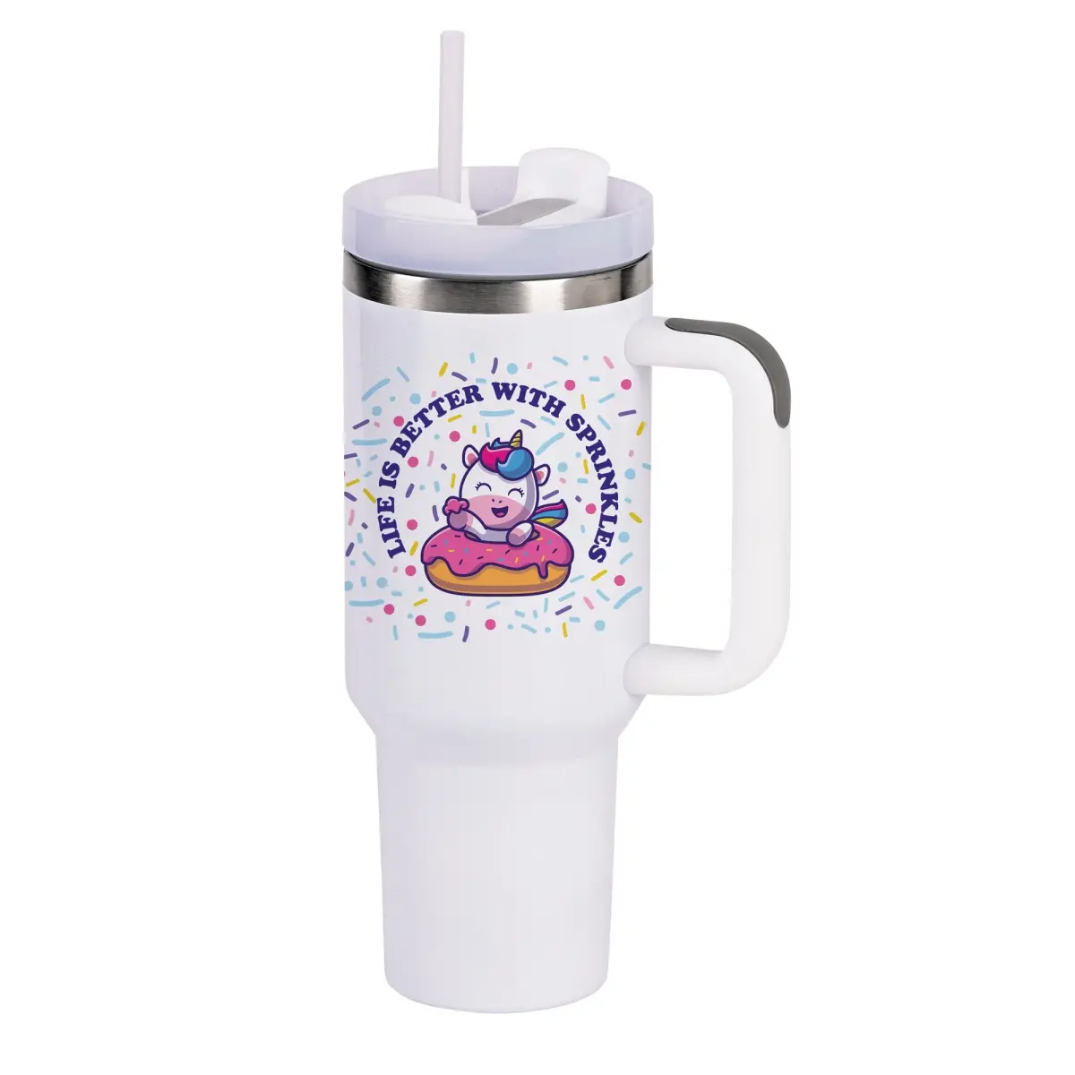 Dicksons SST40WGL-16 Tumbler Life Better With Sprinkles 40oz