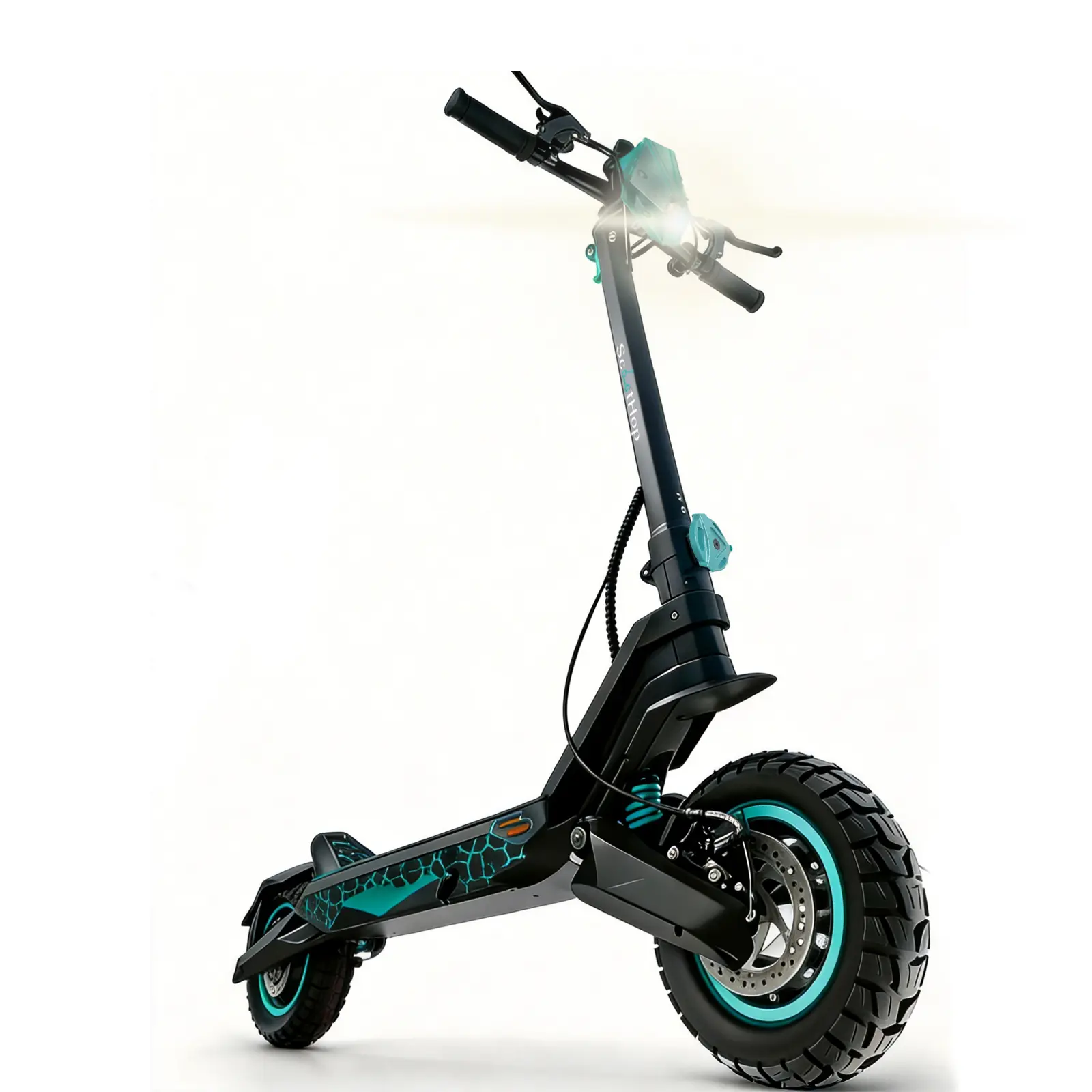 ScootHop G2/G2 Pro Fast Electric Adult Scooter - 800W/2000W Dual Motors 48V20A, 28/35 MPH Max Speed, 10" All-Terrain Tires, Foldable, Dual Brakes, Advanced Shock Absorption, High-Performance Battery, 35 Mi Range, Heavy Duty Off-Road/Commuting, Portable, [