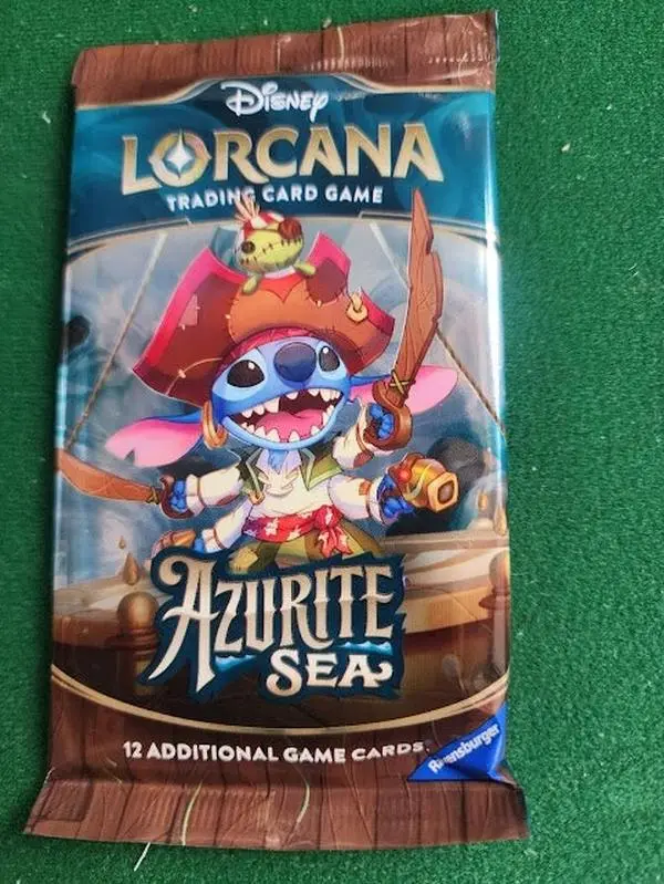 Disney Lorcana Azurite Sea Booster Pack