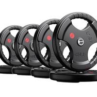 180lbs(10lbs*4+25lbs*2+45lbs*2)