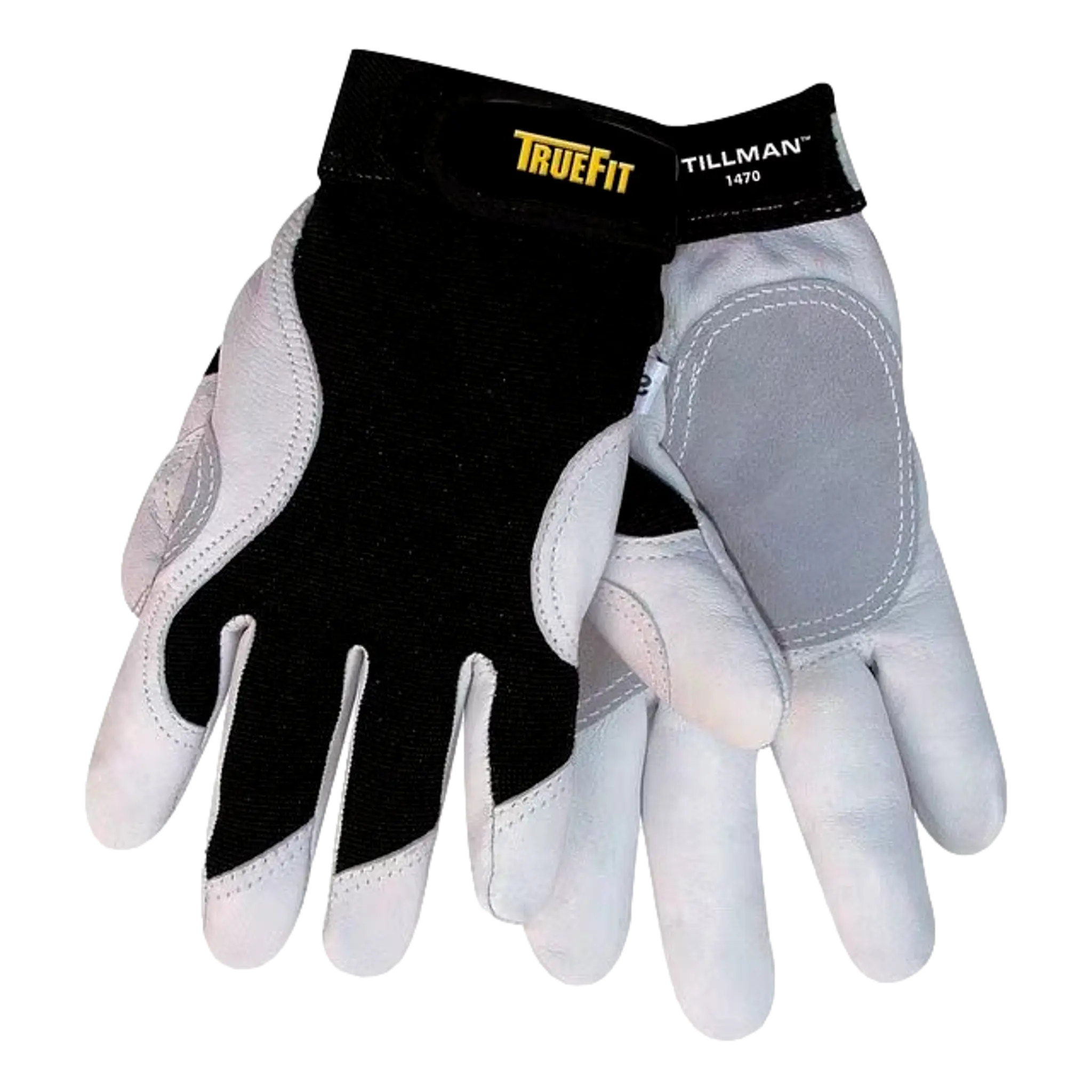 Tillman 1470 TrueFit Goatskin Leather Work Gloves Large Reinforced Palm