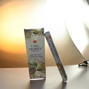Hem Incienso Call Money Incense Sticks for Attracting Wealth and Prosperity in Your Home